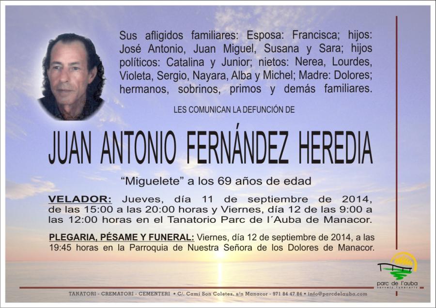 JUAN ANTONIO FERNÁNDEZ HEREDIA