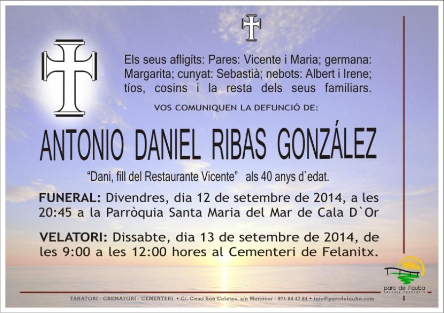 ANTONIO DANIEL RIBAS GONZÁLEZ