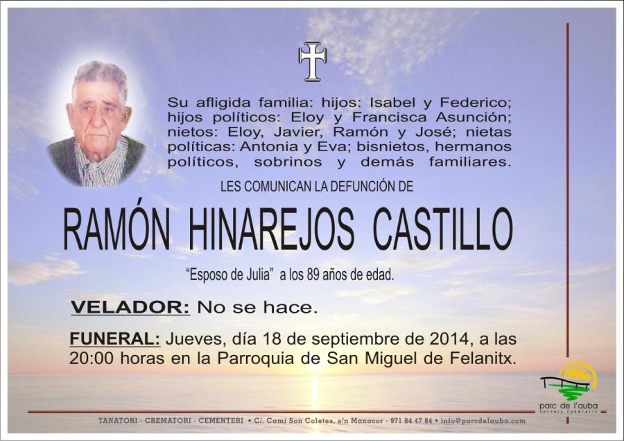 RAMÓN HINAREJOS  CASTILLO