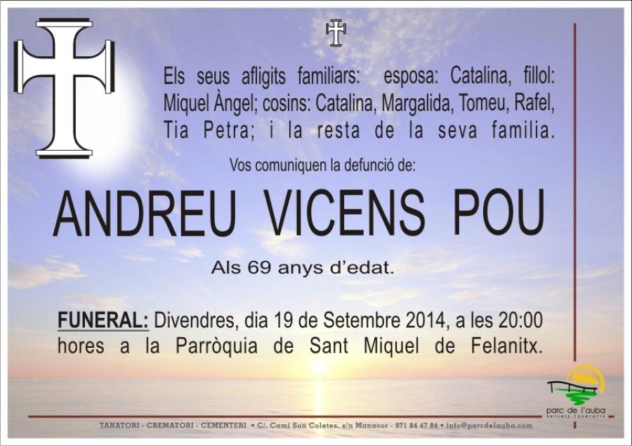 ANDREU  VICENS POU