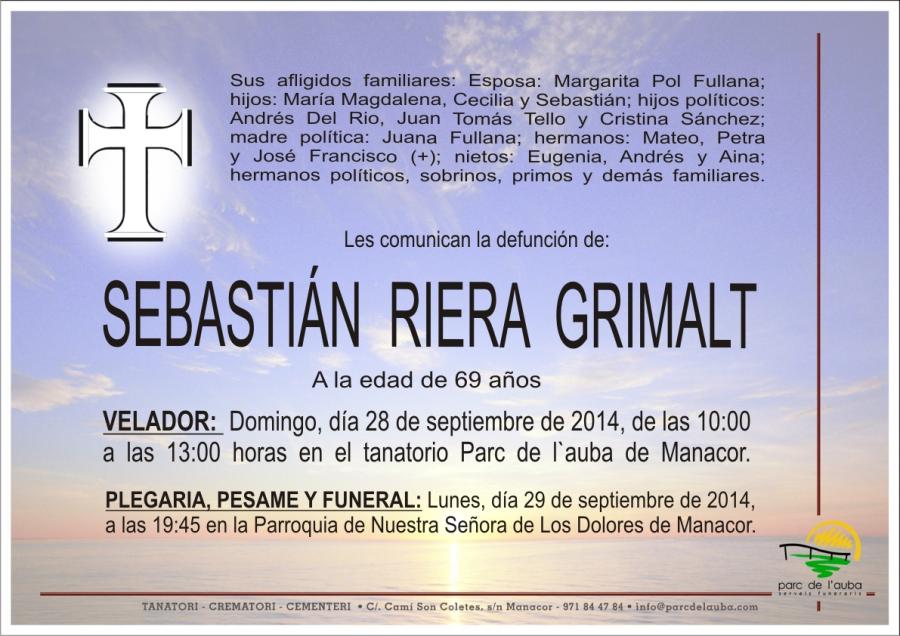 SEBASTIÁN RIERA GRIMALT