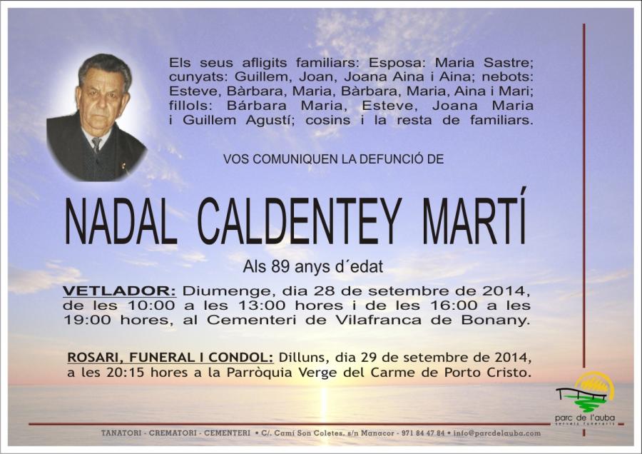 NADAL CALDENTEY MARTI