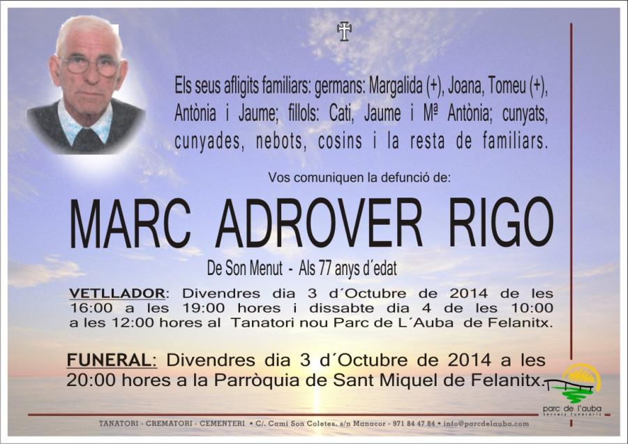 MARC ADROVER RIGO