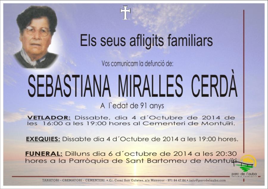 SEBASTIANA MIRALLES CERDÀ