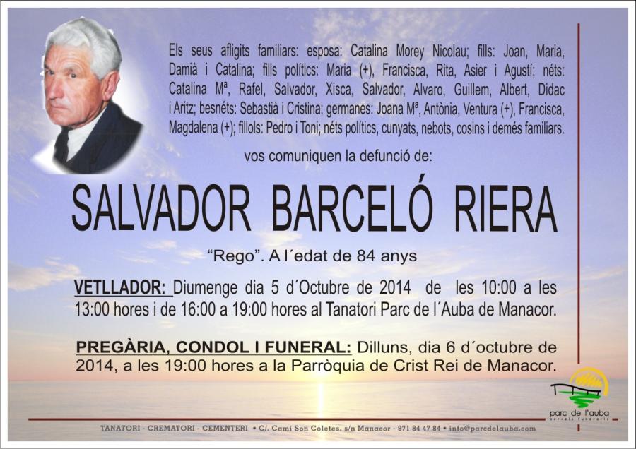 SALVADOR BARCELÓ RIERA