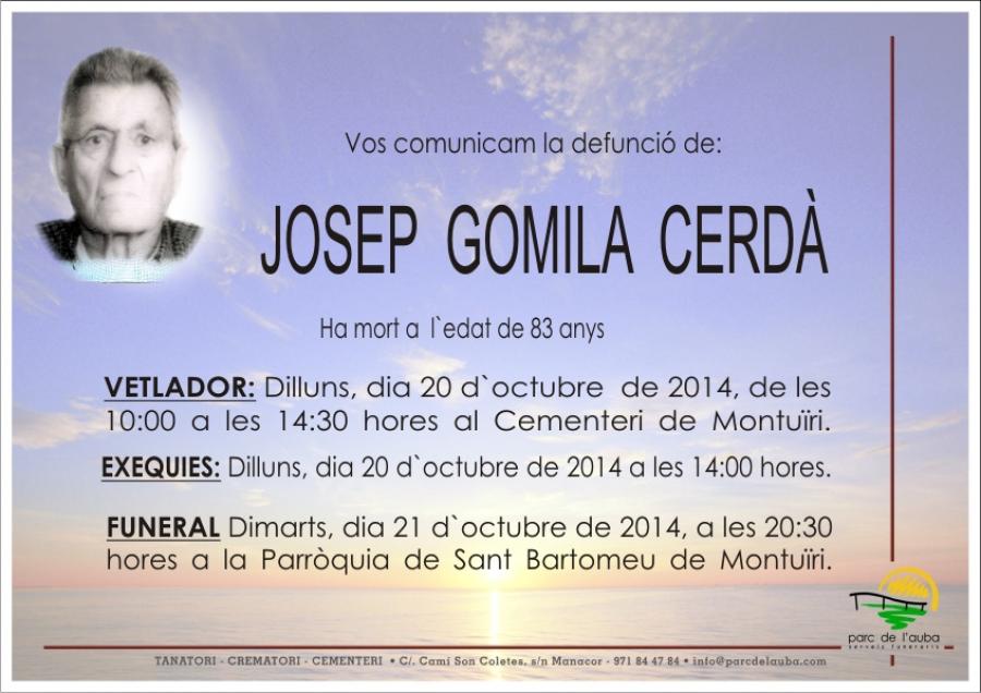 JOSEP GOMILA CERDÀ