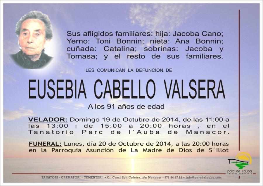 EUSEBIA CABELLO VALSERA