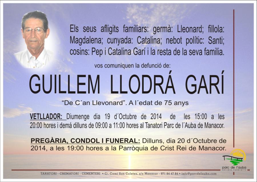 GUILLEM LLODRÁ GARÍ