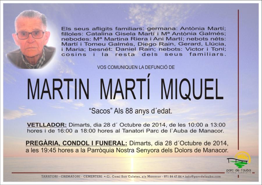 MARTIN MARTÍ MIQUEL