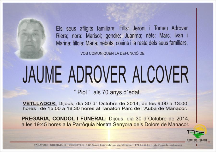 JAUME ADROVER ALCOVER