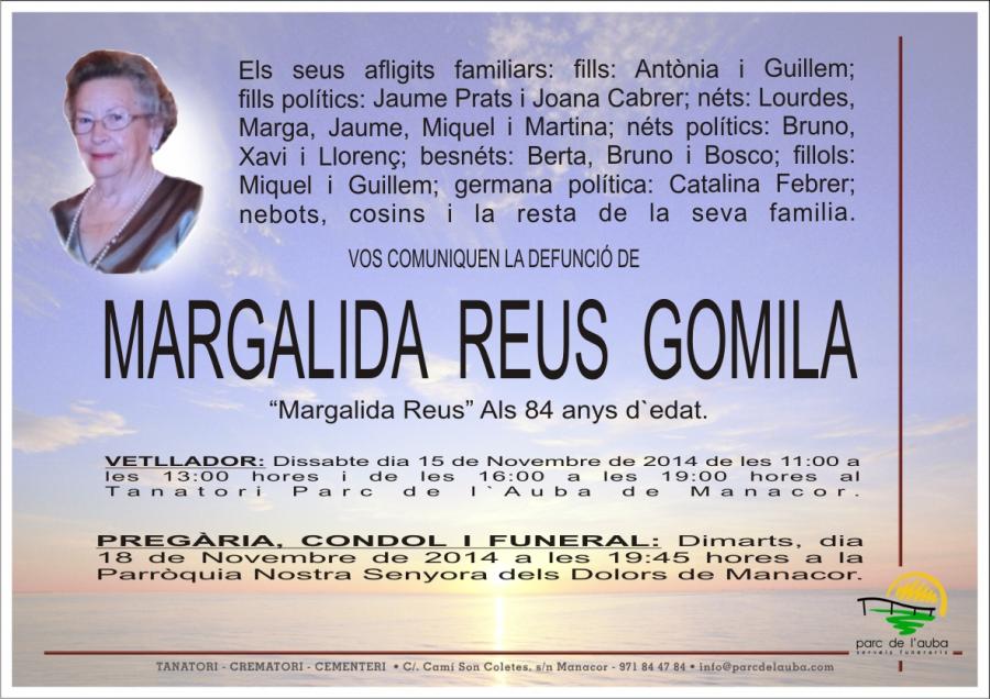 MARGALIDA REUS GOMILA