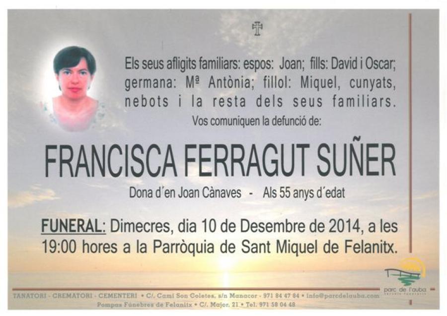 FRANCISCA FERRAGUT SUÑER