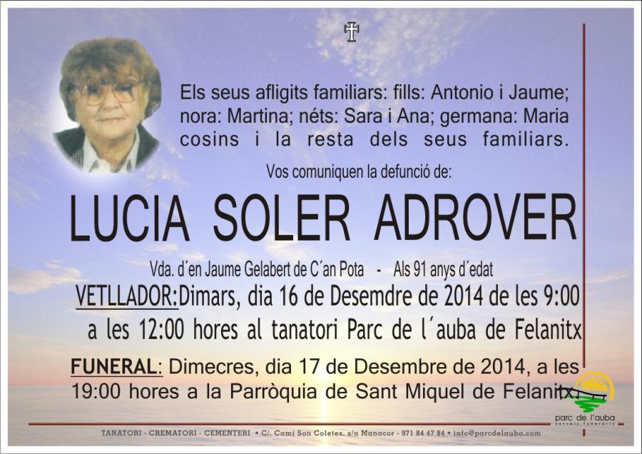 LUCIA SOLER ADROVER