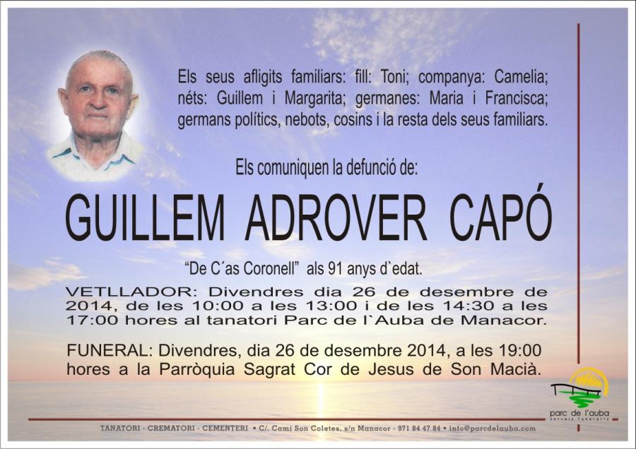 GUILLEM ADROVER CAPÓ