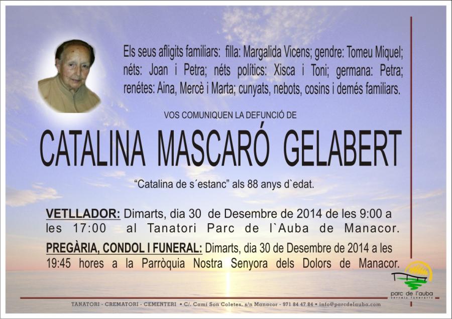 CATALINA MASCARÓ GELABERT