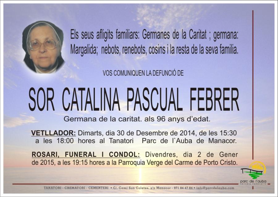 SOR CATALINA PASCUAL FEBRER