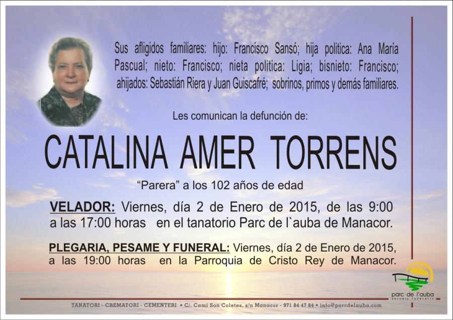 CATALINA AMER TORRENS