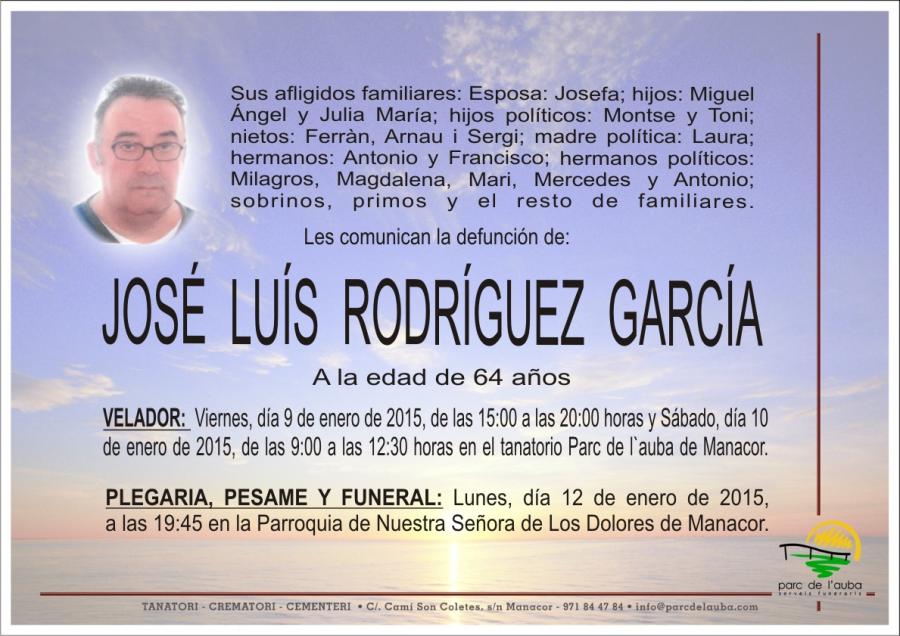 JOSÉ  LUÍS RODRÍGUEZ  GARCÍA