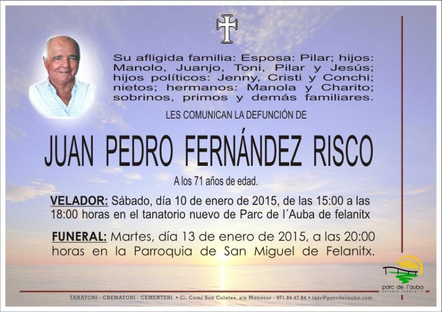 JUAN  PEDRO FERNÁNDEZ  RISCO