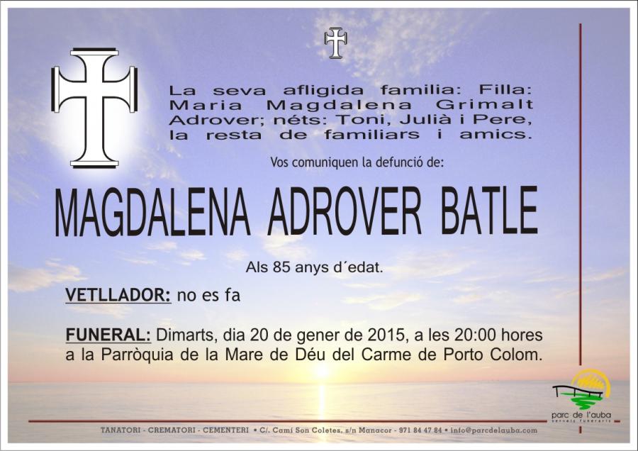 MAGDALENA ADROVER BATLE