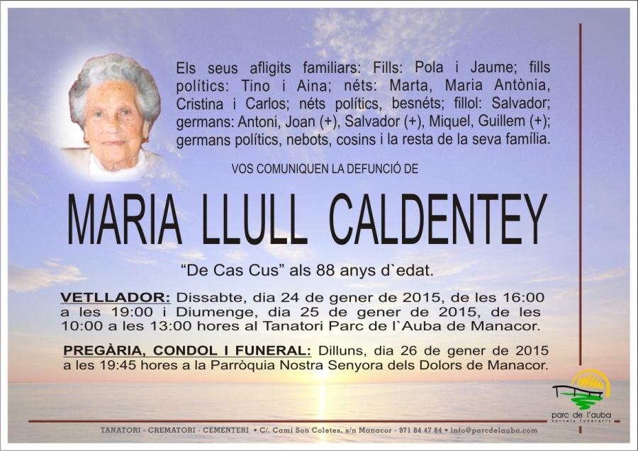 MARIA LLULL CALDENTEY