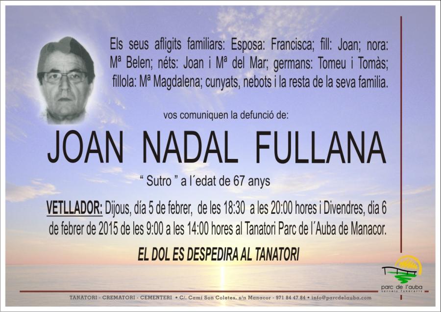 JUAN NADAL  FULLANA