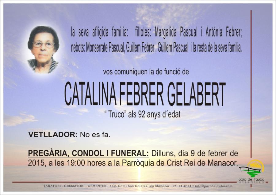 CATALINA  FEBRER GELABERT