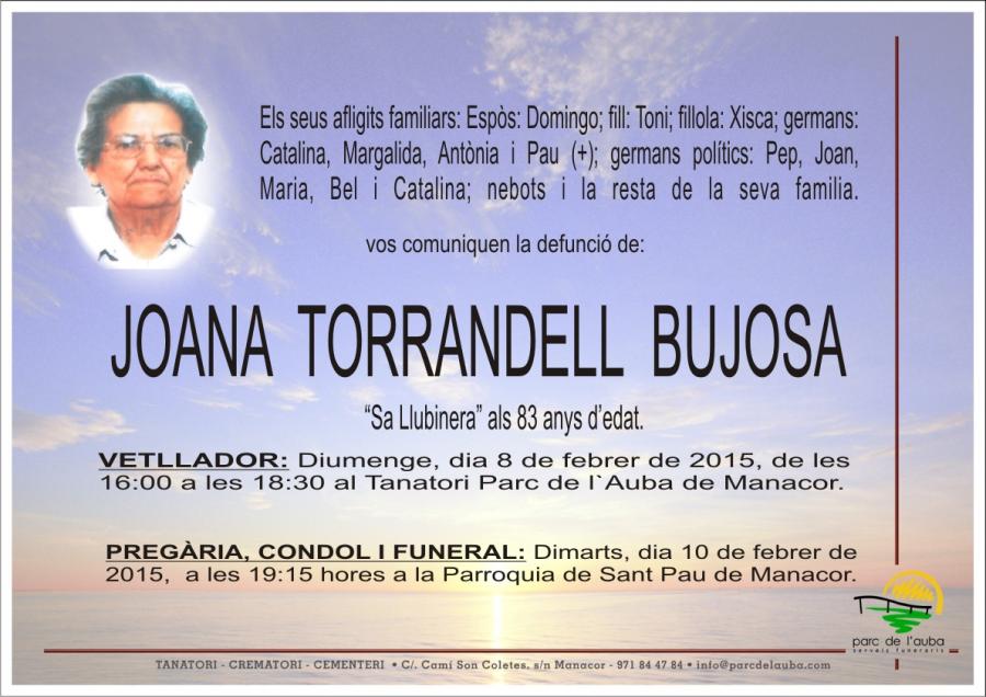 JOANA TORRANDELL  BUJOSA