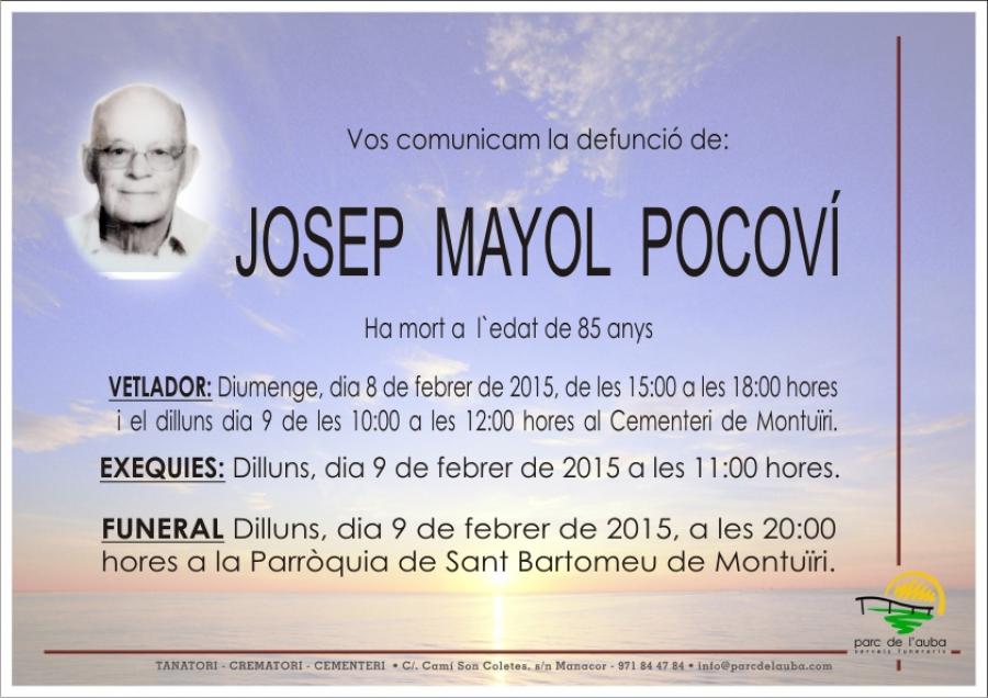 JOSEP MAYOL  POCOVÍ
