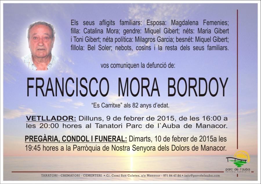 FRANCISCO MORA BORDOY