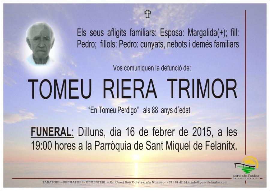 TOMEU RIERA TRIMOR