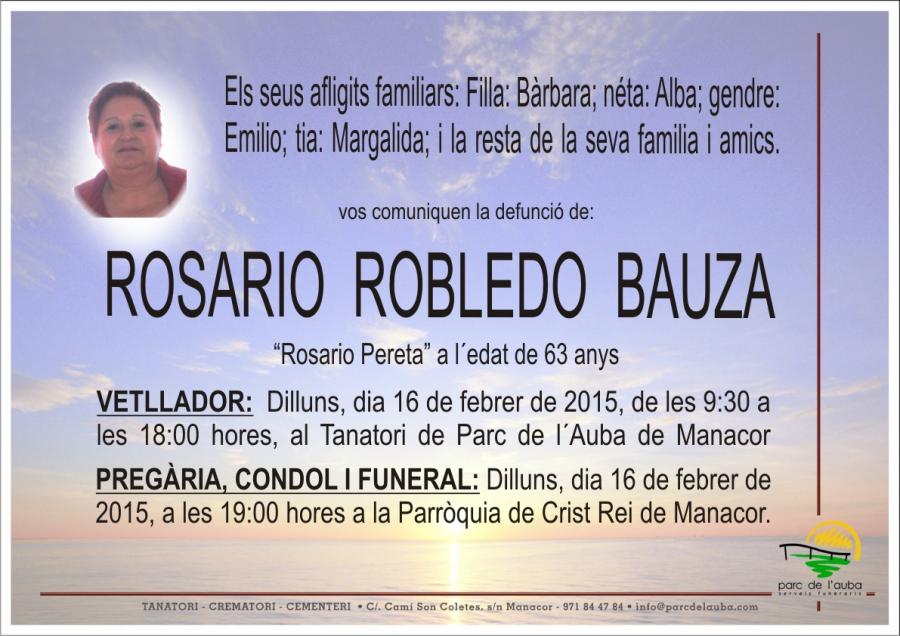 ROSARIO ROBLEDO BAUZA