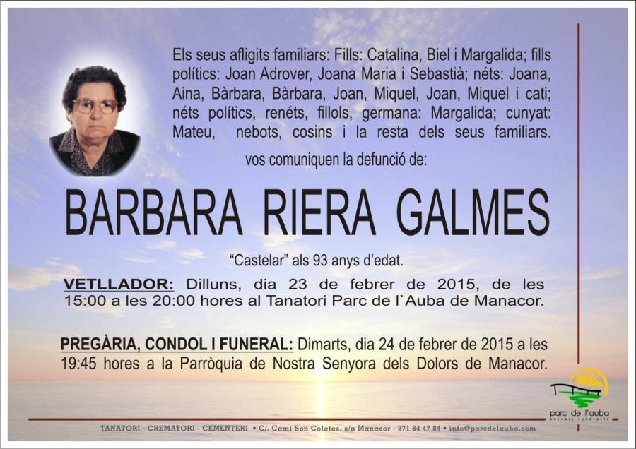 BARBARA RIERA GALMES