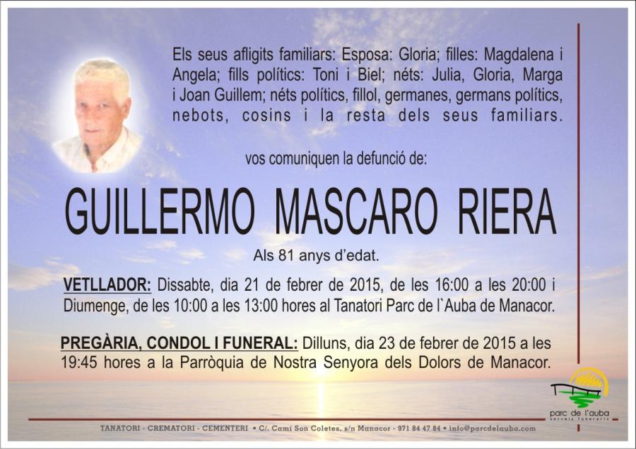 GUILLERMO MASCARO RIERA