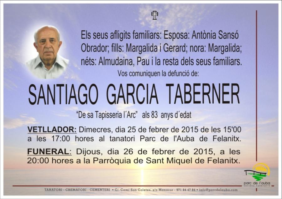 SANTIAGO GARCIA TABERNER