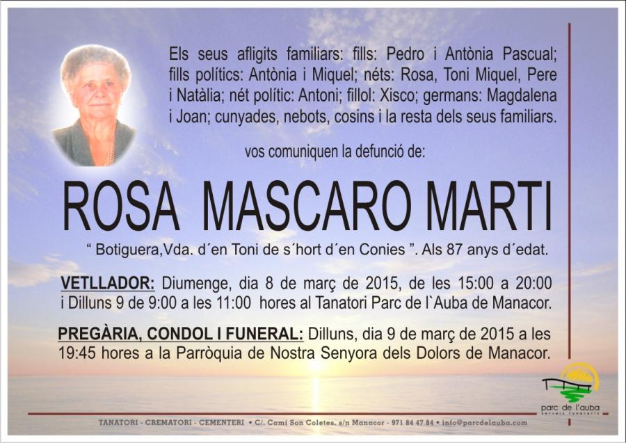 ROSA MARCARO MARTI