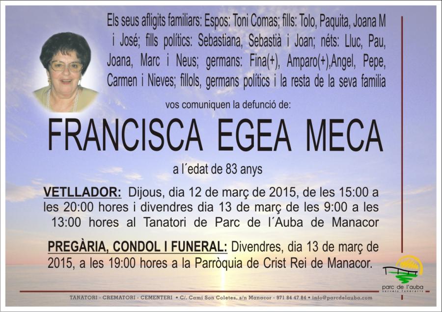 FRANCISCA EGEA MECA