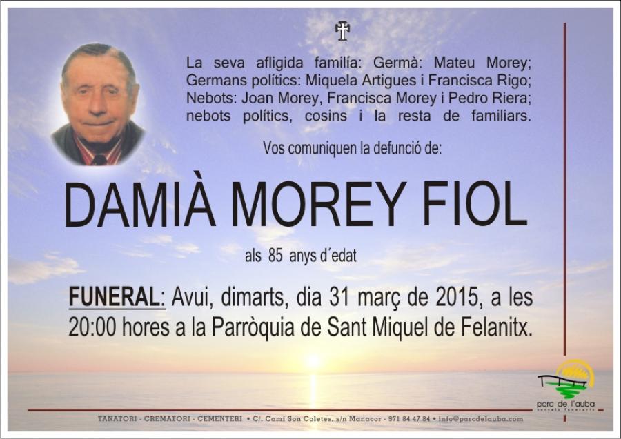 DAMIÀ MOREY FIOL