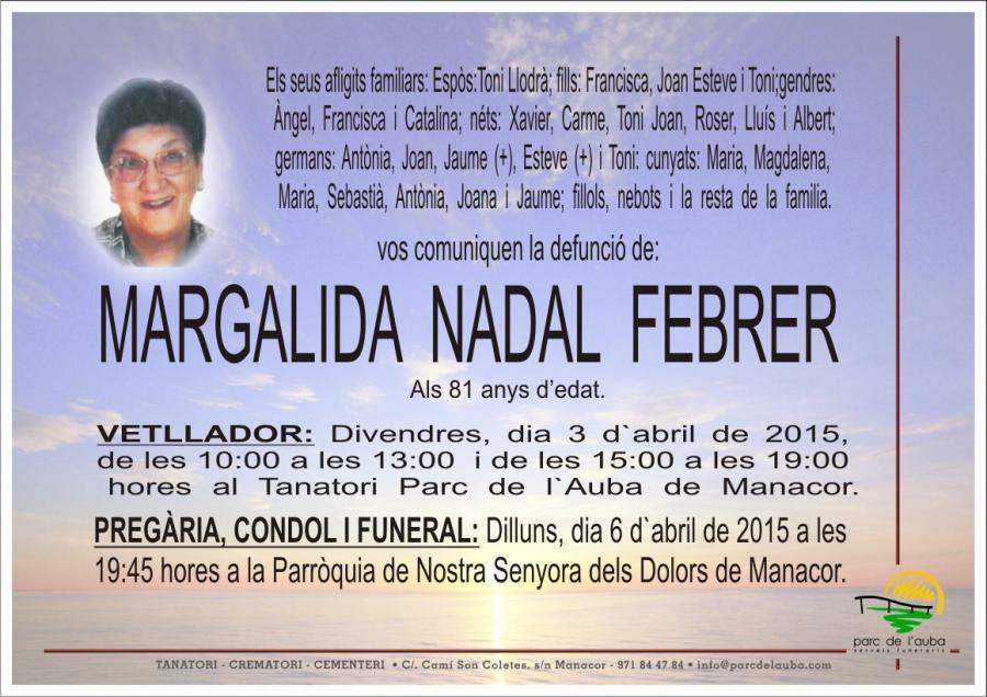 MARGALIDA NADAL FEBRER