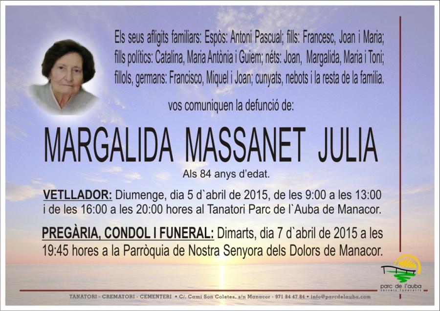 MARGALIDA MASSANET JULIA