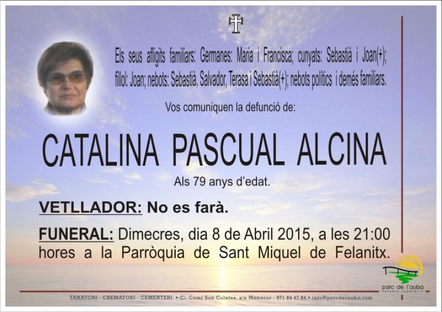 CATALINA PASCUAL ALCINA