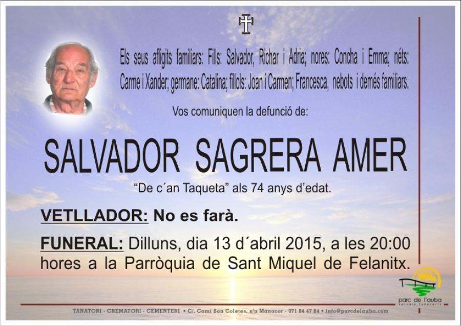 SALVADOR SAGRERA AMER
