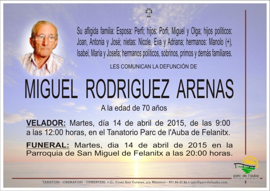 MIGUEL RODRIGUEZ ARENAS