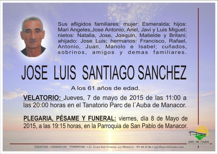 JOSE LUIS  SANTIAGO SANCHEZ