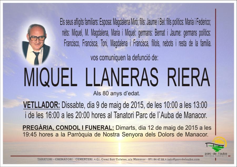 MIQUEL LLAMERAS RIERA