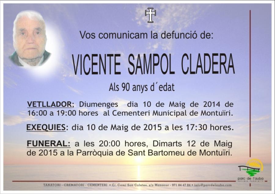 VICENTE SAMPOL CLADERA