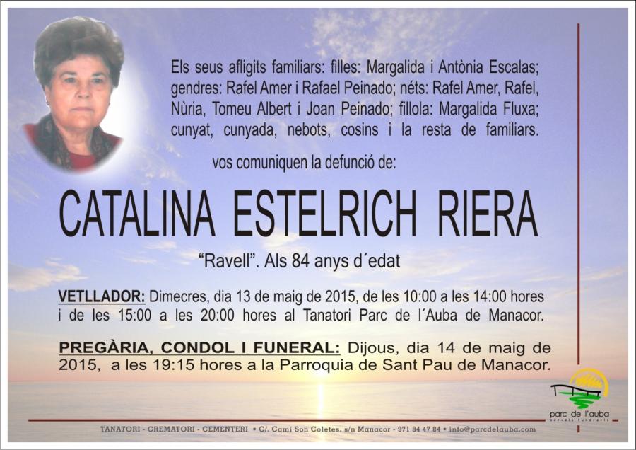 CATALINA ESTELRICH RIERA