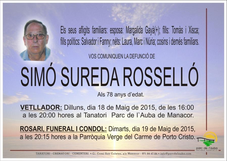 SIMÓ SUREDA  ROSSELLÓ