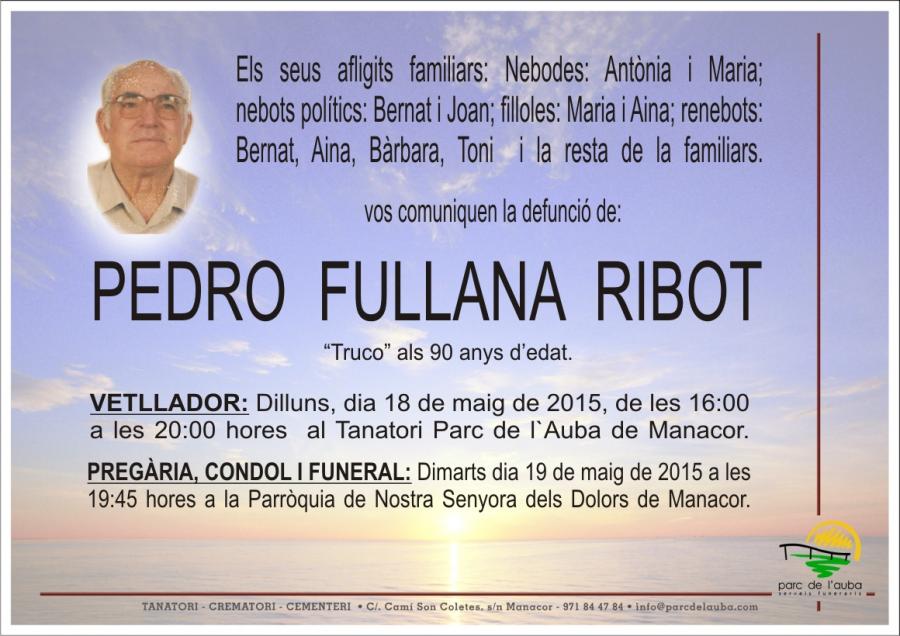 PEDRO FULLANA  RIBOT