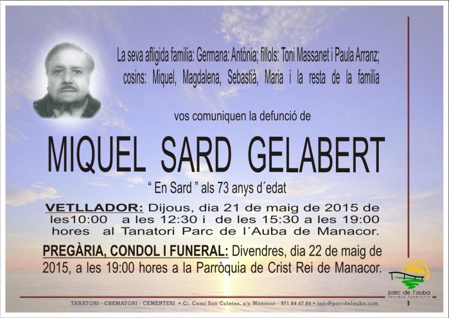 MIQUEL SARD GELABERT